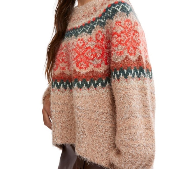 Free People Sweaters - Free People Festive Frost Sweater size medium